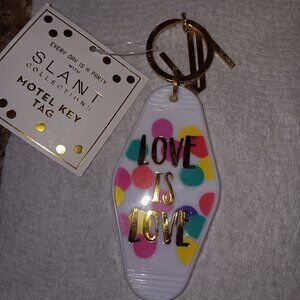 New Motel Keychain Love is Love